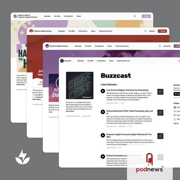 Buzzsprout rolls out redesigned podcast websites