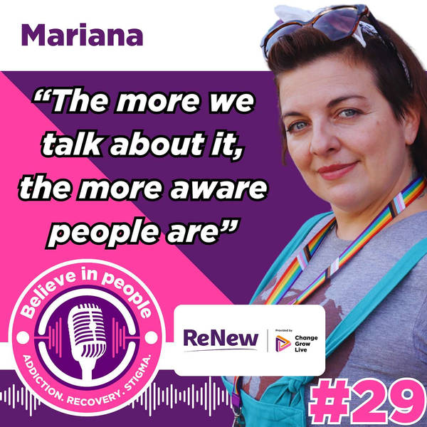 #29 - Mariana: Menopause, Perimenopause, Drug & Alcohol Training, Argentina, Methadone, Injecting Lemons & Pouring Milk On Her Cat Food