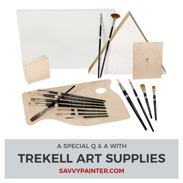Paint Brush Care, Techniques, and Q&As with Trekell Art Supplies