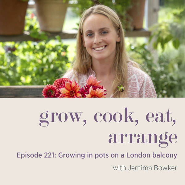 Growing in pots on a London balcony with Jemima Bowker - Episode 221