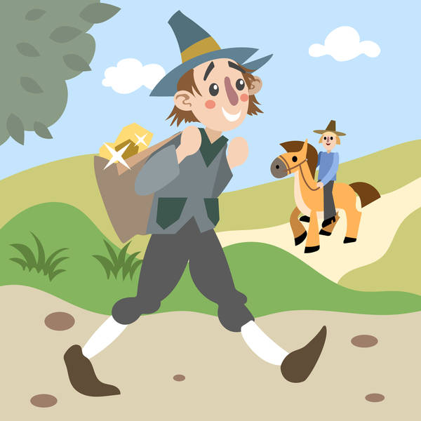 A Fun Fairytale to Make us Wonder -Is Hans a Lucky Lad or a Foolish Lad?-Storytelling Podcast for Kids-Hans in Luck:E173