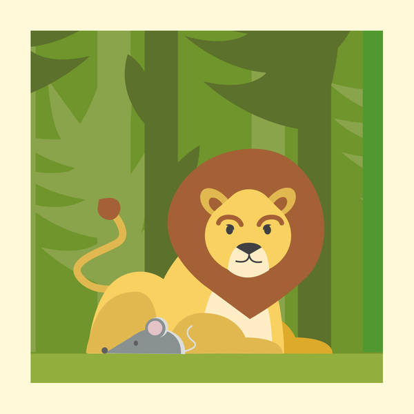 Foster Kindness with Aesop's Fable - Storytelling Podcast for Kids - Lion and Mouse:E32