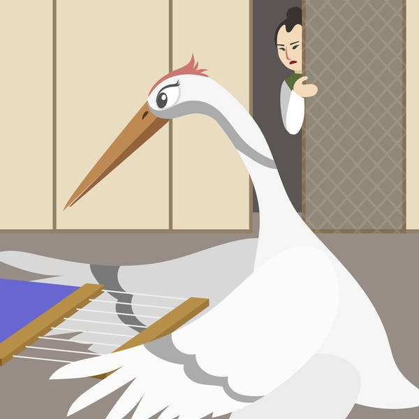 Celebrate Father's Day with this Japanese Folktale-Storytelling Podcast for Kids-The White Crane:E142