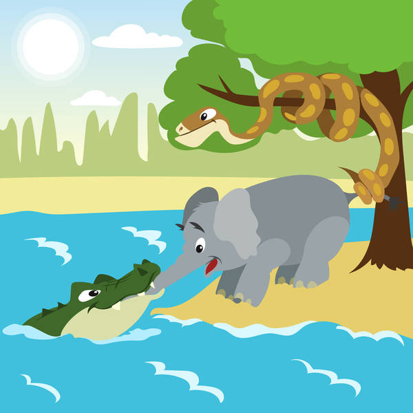 Discover How Elephants Got Their Trunks -Storytelling Podcast for Kids - The Curious Elephant's Child:E120