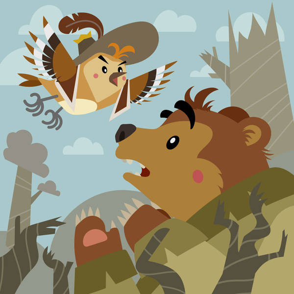 The Kingbird and the Bear-Storytelling Podcast for Kids:E278