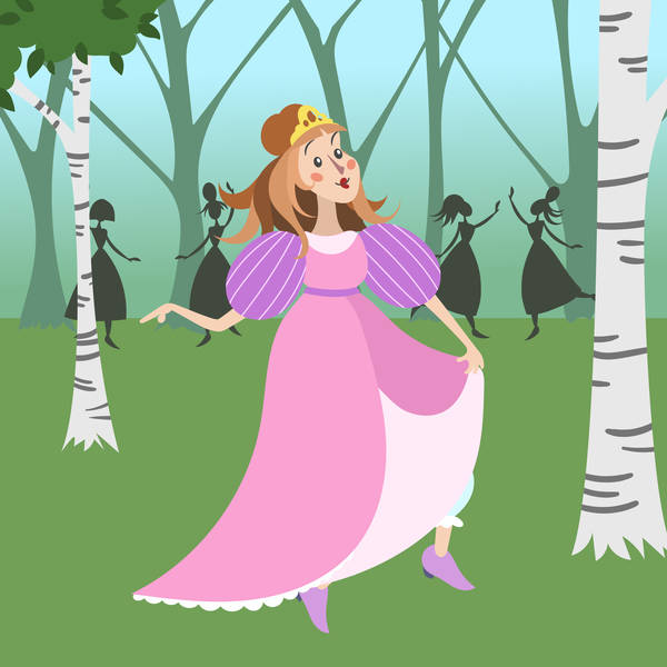 Follow these Princesses into their Secret Enchanted Land-Storytelling Podcast for Kids-The Twelve Dancing Princesses:E150