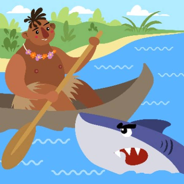 The Boy, Punia, King of the Sharks-Storytelling Podcast for Kids:Encore