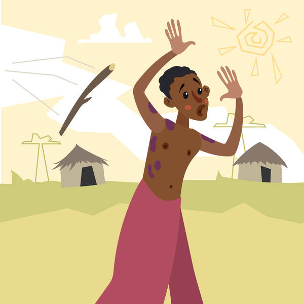 How Will Thunder Teach Greedy Anansi a Lesson in this African Folktale? Storytelling Podcast for Kids-Thunder and Anansi:E154