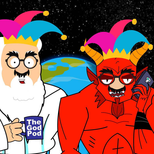 God And Satan Have Fun On April Fool's Day
