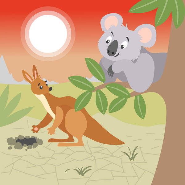 Meet A Lazy Trickster, Koala, in this Fun Australian Folktale -Kids Stories Podcast -Why Koala Has A Stumpy Tail:E124